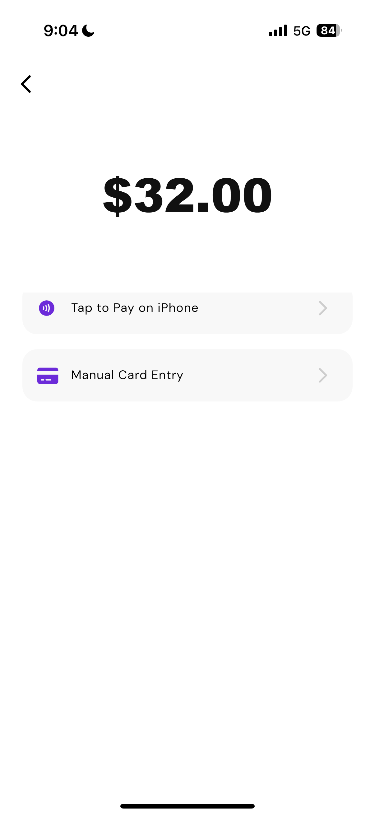 CoreMobile Tap to Pay screen, Markets & Vendors