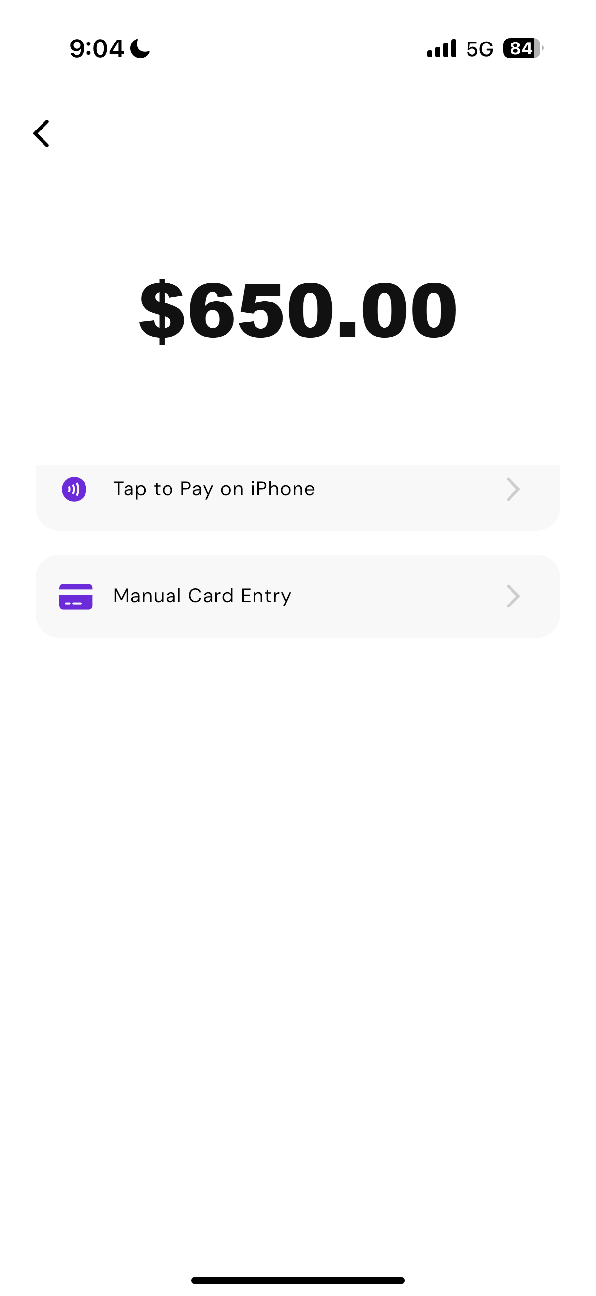CoreMobile Tap to Pay screen, Photographers