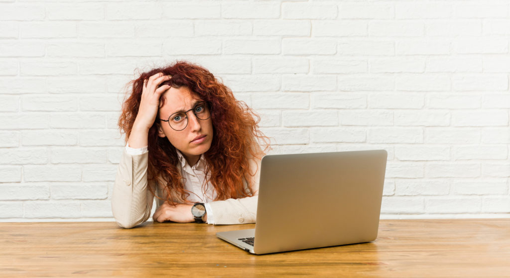 Marketing Mistakes - person on computer